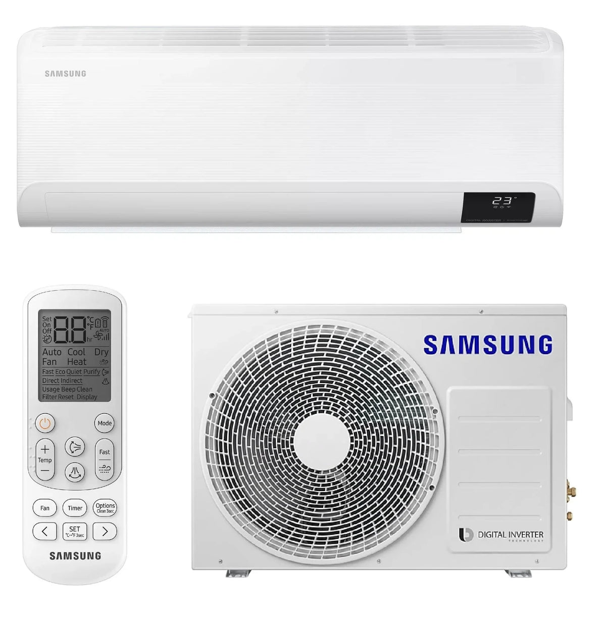 Кондиціонер спліт-система Samsung Nordic Value WindFree AC052BNAPKG/EU