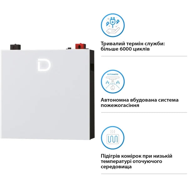 Аккумуляторная батарея Dyness DL5.0C Pro 51.2V 100Ah 5.12kWh LiFePo4 (DL5.0C Pro)