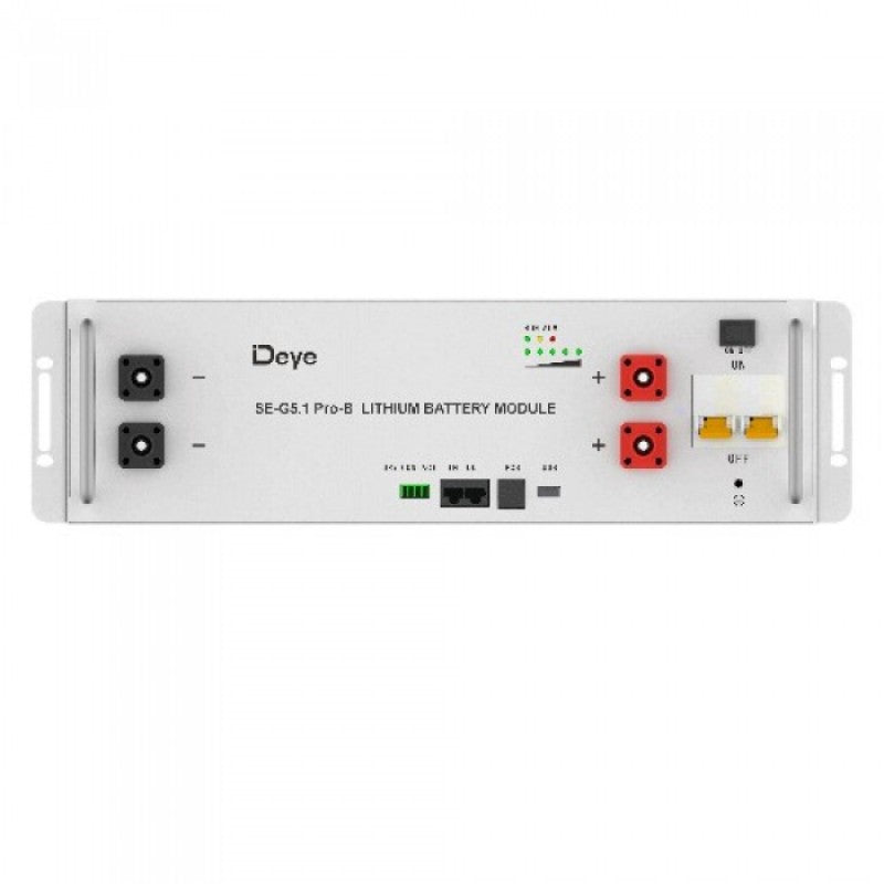 Акумулятор для ДБЖ Deye SE-G5.1 PRO-B (LIFEPO4 51,2V 100AH)