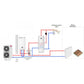 Тепловий насос повітря-вода LG Hydrosplit R32 HU141MRB.U30 / HN1600MC.NK1 / HA061C E1