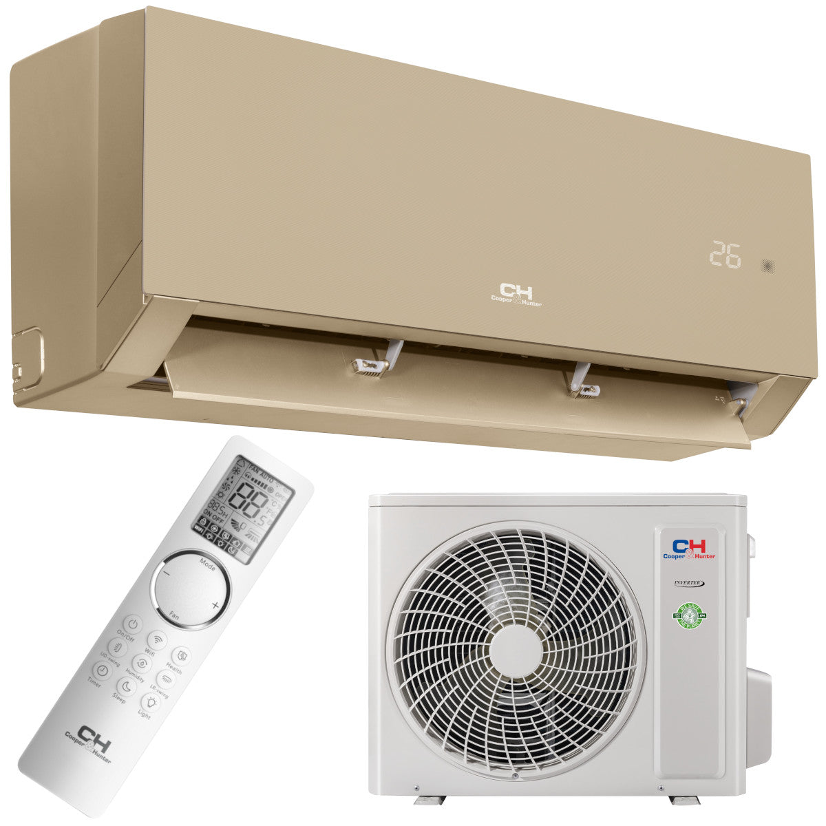 Кондиціонер Cooper Hunter CH-S24FTXAM-GD Majesty Gold (до -25С)