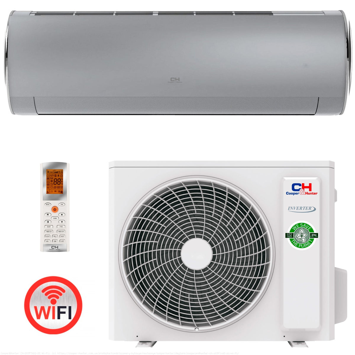 Кондиціонер  Cooper&Hunter CH-S24FTXD2-SC Wi-Fi