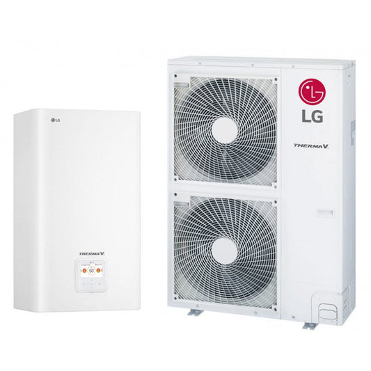 Тепловий насос повітря-вода LG Hydrosplit R32 HU143MRB.U30 / HN1600MC.NK1 / HA063C E1